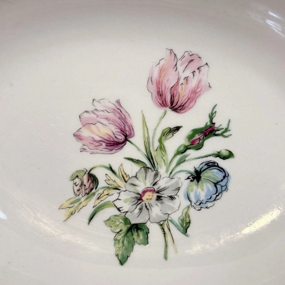 Theodore Haviland New York "Garden Flowers" oval serving bowl - Picture 3 of 5